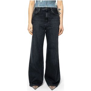 Acne Studios, Jeans, Dames, Zwart, W26, Denim, Vintage Zwarte Denim - Klassieke en veelzijdige jeans