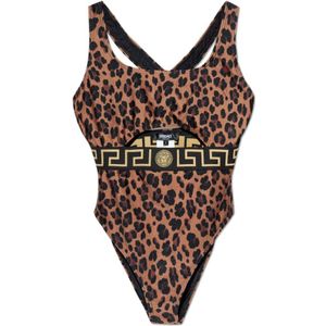 Versace, Badkleding, Dames, Bruin, S, Nylon, Badpak