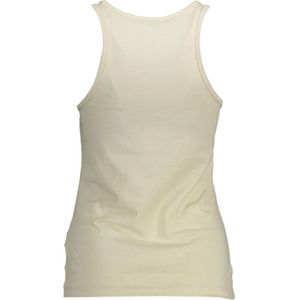 Calvin Klein, Tops, Dames, Beige, L, Stijlvolle Mouwloze Top