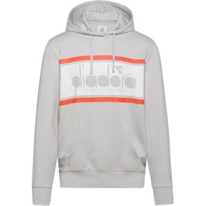 Diadora, Sweatshirts & Hoodies, Heren, Grijs, XS, Katoen, Sweatshirts