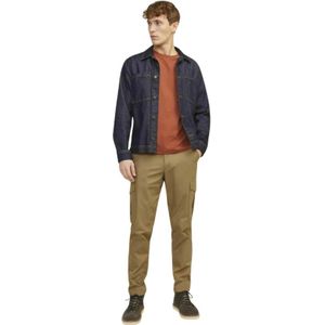 Jack & Jones, Broeken, Heren, Beige, W34 L32, Katoen, Cargo Zomerbroek