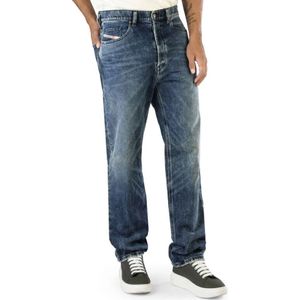 Diesel, Heren Jeans met Ritssluiting en 5 Zakken Blauw, Heren, Maat:W29