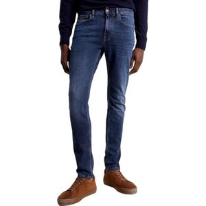 Tommy Hilfiger, Blauwe Power Stretch Denim Jeans Blauw, Heren, Maat:W32