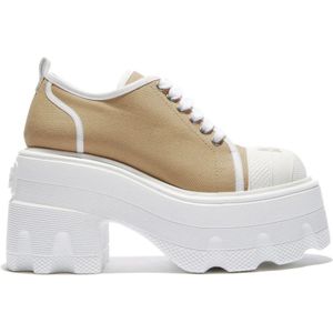 Casadei, Schoenen, Dames, Beige, 36 1/2 EU, Urban Tech-Wear Fedora Sneakers