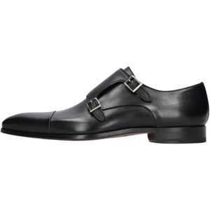 Magnanni, Schoenen, Heren, Zwart, 48 EU, Leer, Zwarte herenschoenen