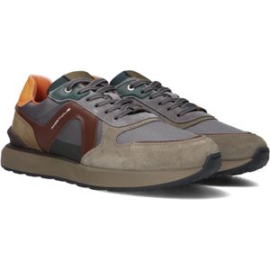 Ambitious, Schoenen, Heren, Veelkleurig, 42 EU, Suède, Taupe Suede Lage Top Sneakers