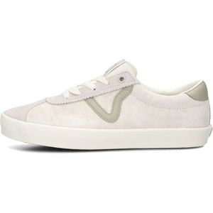 Vans, Schoenen, Dames, Wit, 42 EU, Suède, Lage Sport Sneakers Beige Groen Grijs