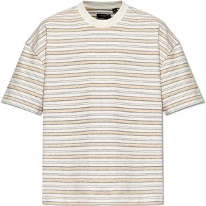 AllSaints, Stanton T-shirt Wit, Heren, Maat:M