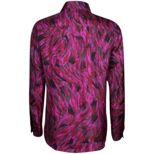 Lanvin, Blouses & Shirts, Dames, Veelkleurig, S, Zijden Multicolor Lange Mouwen Shirt