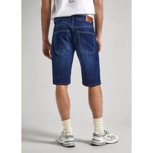 Pepe Jeans, Korte broeken, Heren, Blauw, W34, Denim, Slim Gymdigo Denim Shorts