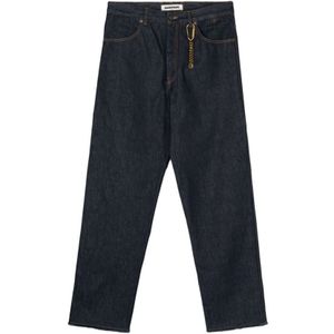 Darkpark, Donkere Wassing Denim Jeans Blauw, Heren, Maat:W30