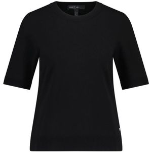Marc Cain, Lichtgewicht Viscose Mix T-shirt Zwart, Dames, Maat:XS