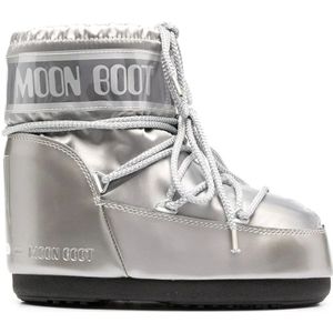 Moon Boot, Schoenen, Dames, Grijs, 39 EU, Lage Glance Icon Sneakers