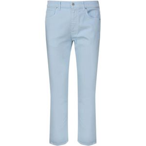 Mauro Grifoni, Jeans, Heren, Blauw, W34, Katoen, Slim-fit Broeken