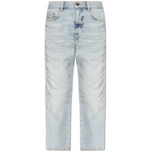 Diesel, Jeans, Dames, Blauw, W24, Katoen, 2016 D-Air-S2 jeans