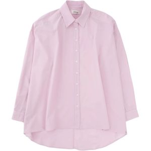 Ottod'Ame, Tijdloze Elegante Blouse Roze, Dames, Maat:XS