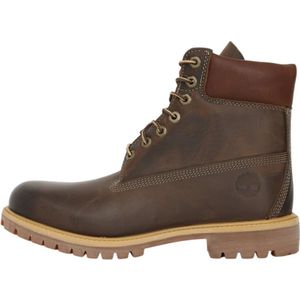 Timberland, Schoenen, Heren, Bruin, 44 EU, Leer, Bruine Waterdichte Leren Laarzen