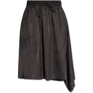 Y-3, Rok met logo Zwart, Dames, Maat:M