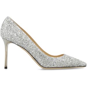 Jimmy Choo, Romy glitter pumps Grijs, Dames, Maat:35 EU