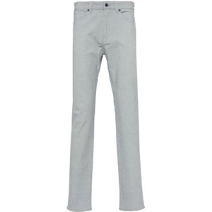 Hugo Boss, Klassieke Denim Jeans voor Dagelijks Gebruik Grijs, Heren, Maat:W33 L34