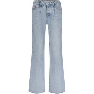 Fabienne Chapot, Lucy Wide Jeans Lichtblauw Blauw, Dames, Maat:W28