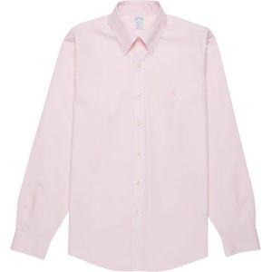 Brooks Brothers, Shirts Roze, Heren, Maat:M