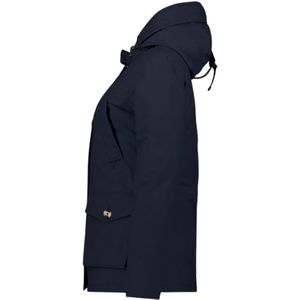 Airforce, Jassen, Dames, Blauw, L, Katoen, Donkerblauwe Winter Parka