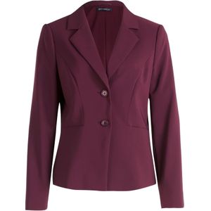 Betty Barclay, Jassen, Dames, Paars, 4Xl, Leer, Getailleerde Blazer Lange Mouw