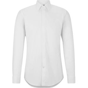 Hugo Boss, Overhemden, Heren, Wit, 3Xl, Katoen, Shirts