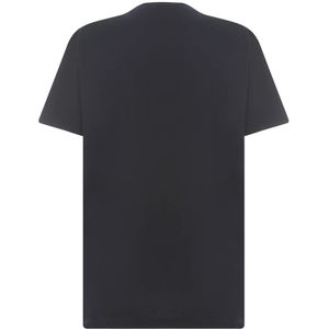 Dsquared2, Tops, Dames, Zwart, S, Elegante en comfortabele zwarte dames T-shirt