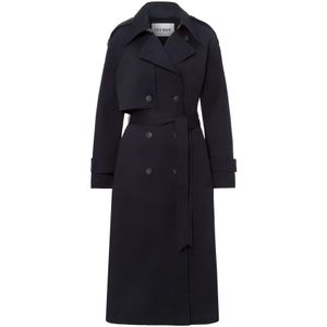 IVY Oak, Trench Coats Blauw, Dames, Maat:3XL