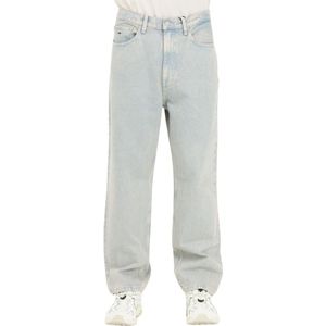 Tommy Jeans, Wijd uitlopende jeans in zandkleur Blauw, Heren, Maat:W30