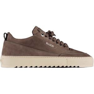 Mason Garments, Taupe Sneakers Bruin, Heren, Maat:40 EU