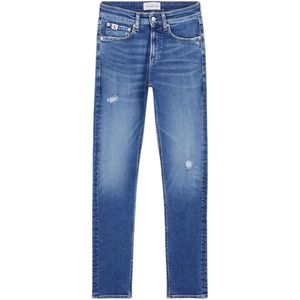 Calvin Klein, Jeans, Heren, Blauw, W33, Slim-fit Jeans