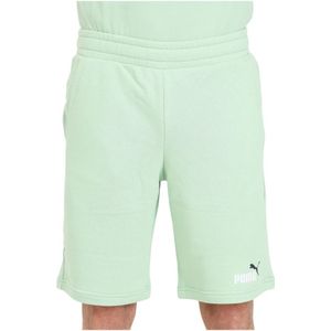 Puma, Korte broeken, Heren, Groen, S, Katoen, Casual Shorts