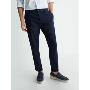 Liu Jo, Broeken, Heren, Blauw, XL, Katoen, Blauwe Chino Broek Heren