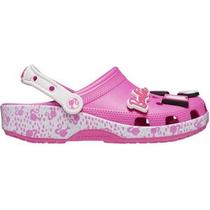 Crocs, Barbie Classic Lage Sandalen Roze, Dames, Maat:37 EU