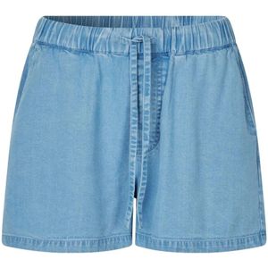 mbyM, Korte broeken, Dames, Blauw, L, Denim, Vintage Denim Look Shorts