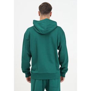 Adidas, Sweatshirts & Hoodies, Heren, Groen, L, Katoen, Groene fleece hoodie trui