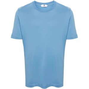 Kired, Tops, Heren, Blauw, 3Xl, Katoen, Ocean Blue Kiss T-Shirt