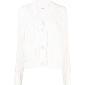 Allude, Cardigans Wit, Dames, Maat:M