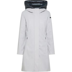 Rrd, Grijze Parka voor Dames Grijs, Dames, Maat:L