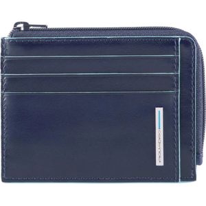 Piquadro, Wallets Cardholders Blauw, unisex, Maat:ONE Size