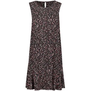 Betty & Co, Kleedjes, Dames, Veelkleurig, M, Bloemenprint Casual Jurk