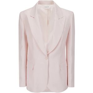 P.a.r.o.s.h., Stijlvolle Blazer voor Dames Roze, Dames, Maat:M