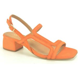 Jhay, High Heel Sandalen Oranje, Dames, Maat:39 EU