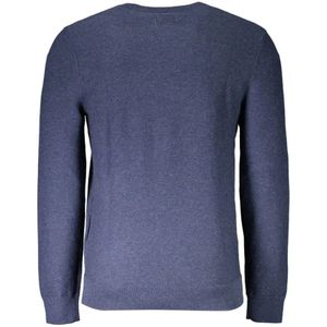 Dockers, Truien, Heren, Blauw, L, Katoen, Blauwe Katoenen Crew Neck Sweater