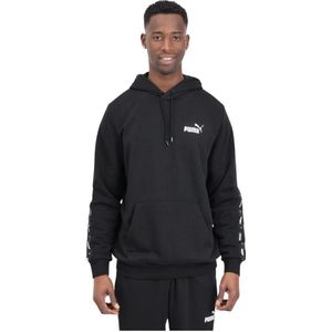 Puma, Sweatshirts & Hoodies, Heren, Zwart, L, Katoen, Hoodies