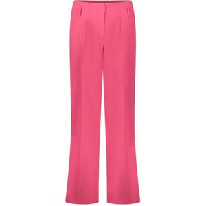 Betty & Co, Broeken, Dames, Roze, L, Hoge Taille Plooi Broek