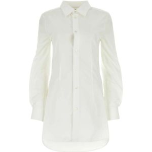 Marni, Witte Poplin Overhemd Wit, Dames, Maat:S